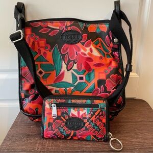 Fossil Crossbody Purse and wallet